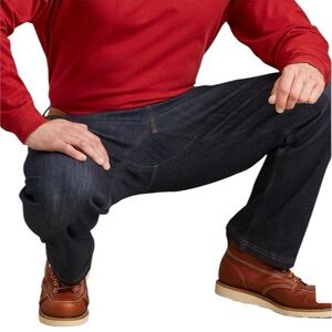 Duluth Trading Ballroom Doublewide Flex Blue Jeans. EUC Moveable! Sz. 40 W 30 L